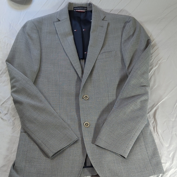 Men's TOMMY HILFINGER Gray Blazer 40L AMAZING,SHARP DRESSED MAN.. - Picture 15 of 16